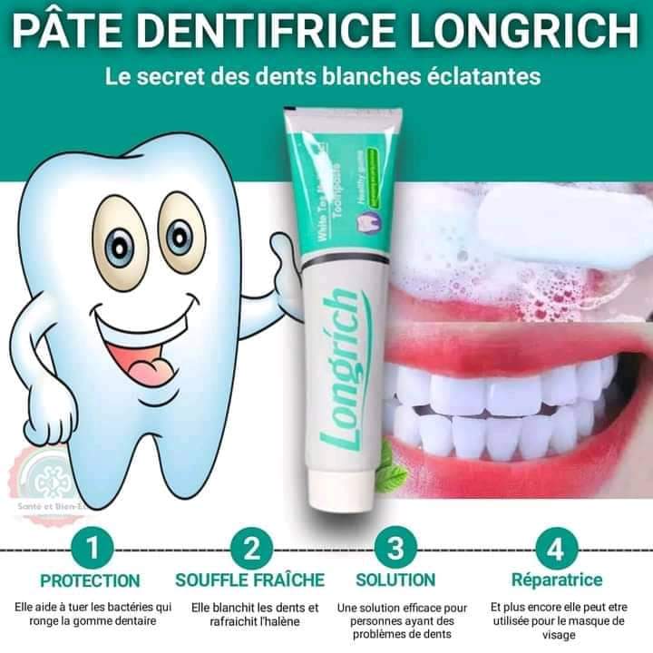 Pate dentifrice longrich