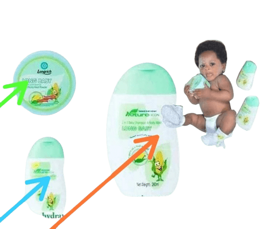 longrich-bébé SHAMPOOING & GEL DE DOUCHE DE BÉBÉ 2 EN 1